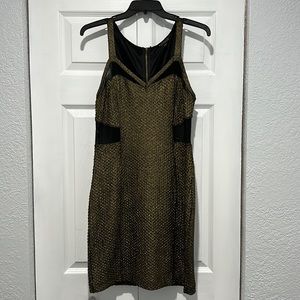 Express dress. Size 12. Gold shimmery color.